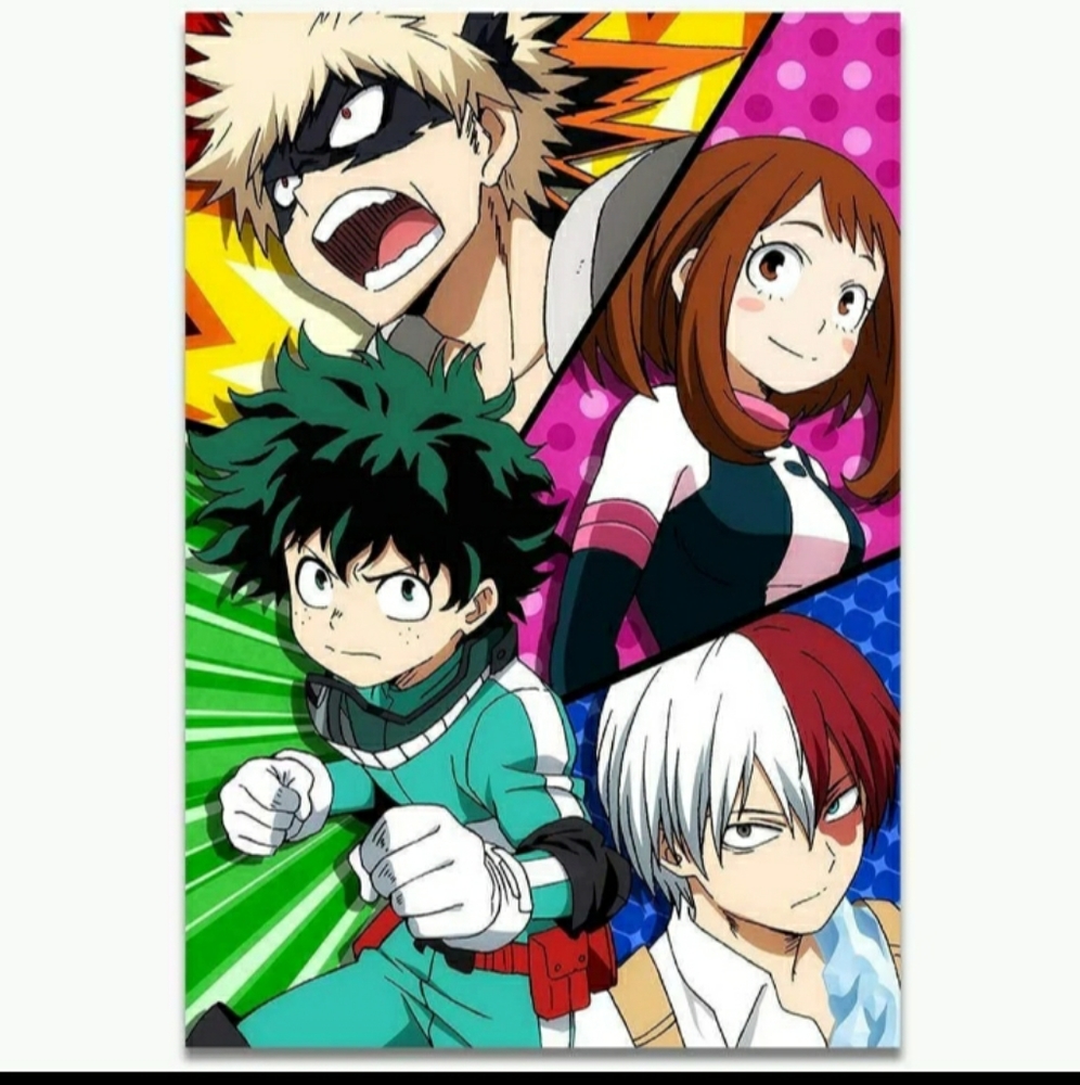 My hero academia painting